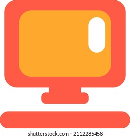 Logistics computer, illustration, vector on a white background.