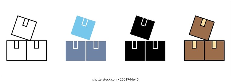 logistics concept line icon. Simple element illustration.