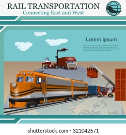 The logistics concept of rail transportation