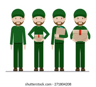 Logistics and delivery design over white background, vector illustration
