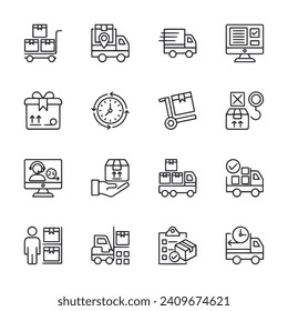 Symbol für Logistik und Lieferung