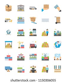Logistics Delivery Icons