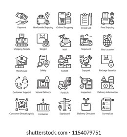 
Logistics Delivery Icons
