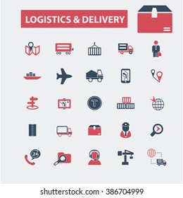 logistics & delivery icons
