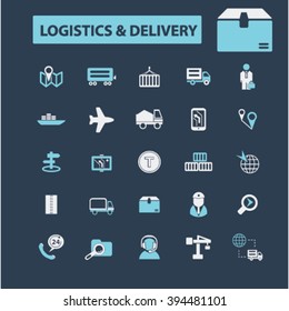 logistics & delivery icons

