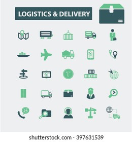 logistics & delivery icons
