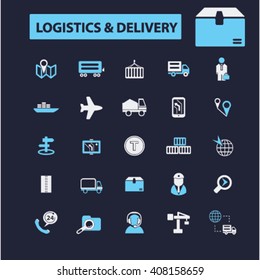 logistics & delivery icons
