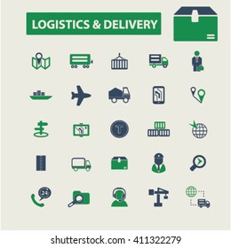 logistics & delivery icons
