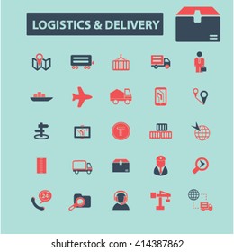 logistics & delivery icons
