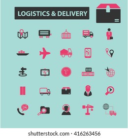 logistics & delivery icons
