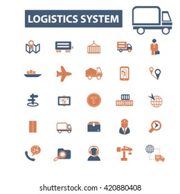 logistics & delivery icons
