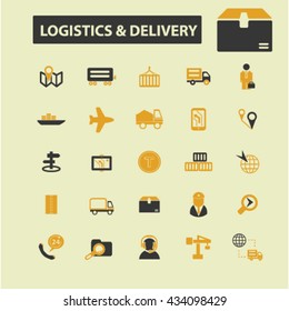 logistics & delivery icons
