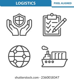 Logistics, Delivery Icons. Shipping Vector Icon