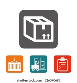 Logistics and delivery icons, vector illustration graphic .