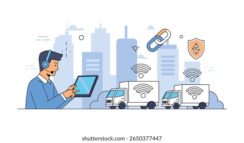 Logistics and Delivery Management with Digital Technology and Customer Support