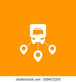 Logistics, delivery service icon