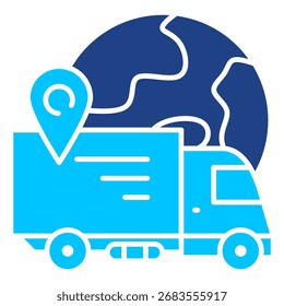 Coleção de Ícones de Vetor Simples de Entrega de Logística