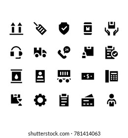 Logistics Delivery Vector Icons 2