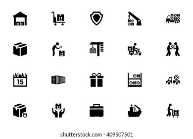 Logistics Delivery Vector Icons 5