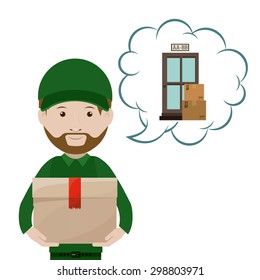 Logistics digital design, vector illustration eps 10