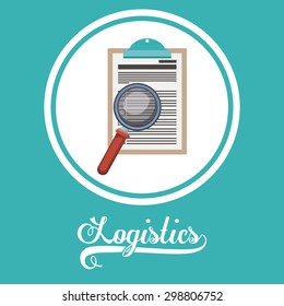 Logistics digital design, vector illustration eps 10