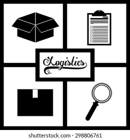 Logistics digital design, vector illustration eps 10
