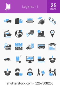 Logistics Filled Icons