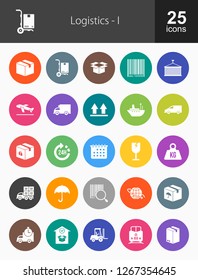 Logistics Filled Icons