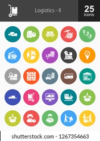 Logistics Filled Icons