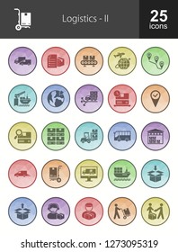 Logistics Filled Icons