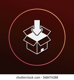 logistics freight icon