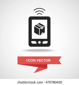 logistics freight phone icon