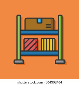 logistics freight vector icon