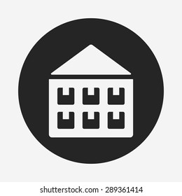 logistics freight warehouse icon