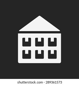logistics freight warehouse icon