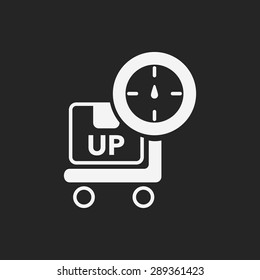 logistics freight weight icon