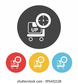 logistics freight weight icon