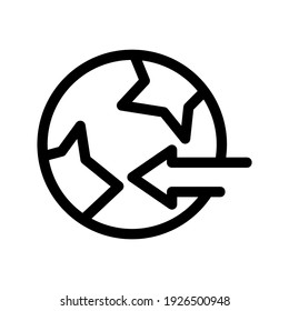 logistics icon or logo isolated sign symbol vector illustration - high quality black style vector icons
