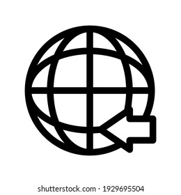 Logistiksymbol oder Logo einzeln auf Zeichen, Vektorgrafik - hochwertige Vektorsymbole mit schwarzem Hintergrund
