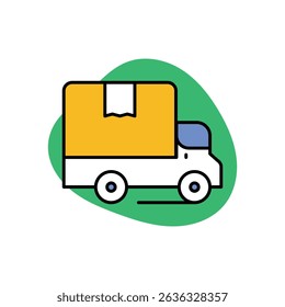 Logística Icon ilustração de estoque de vetor