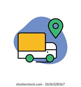 Logística Icon ilustração de estoque de vetor
