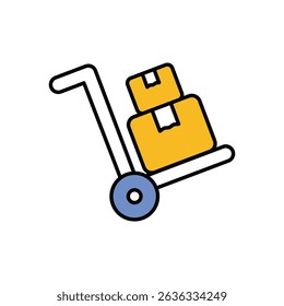Logistics Icon vector stock illustration