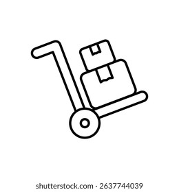 Logistics Icon vector stock illustration