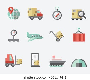 Logistics icons