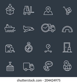 Logistics icons