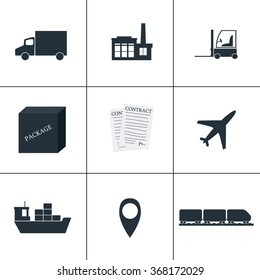 Logistics icons