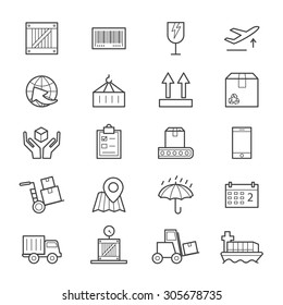 Logistics Icons Line