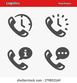 Logistics Icons. Professional, pixel perfect icons optimized for both large and small resolutions. EPS 8 format. Designed at 32 x 32 pixels.