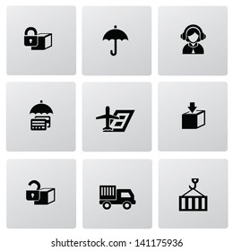 Logistics icons,vector