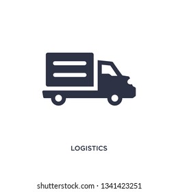 logistics isolated icon. Simple element illustration from delivery and logistic concept. logistics editable logo symbol design on white background. Can be use for web and mobile.